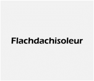 Flachdachisoleur